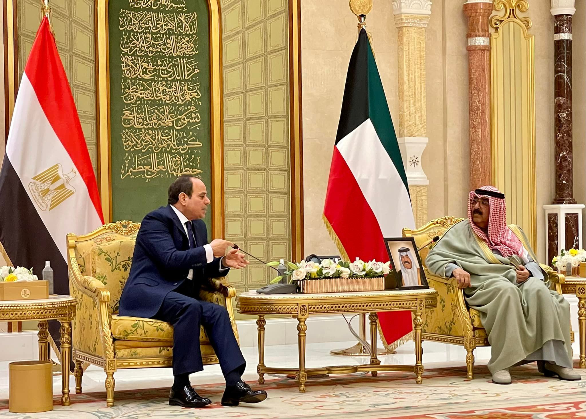 السيسي وولي عهد الكويت